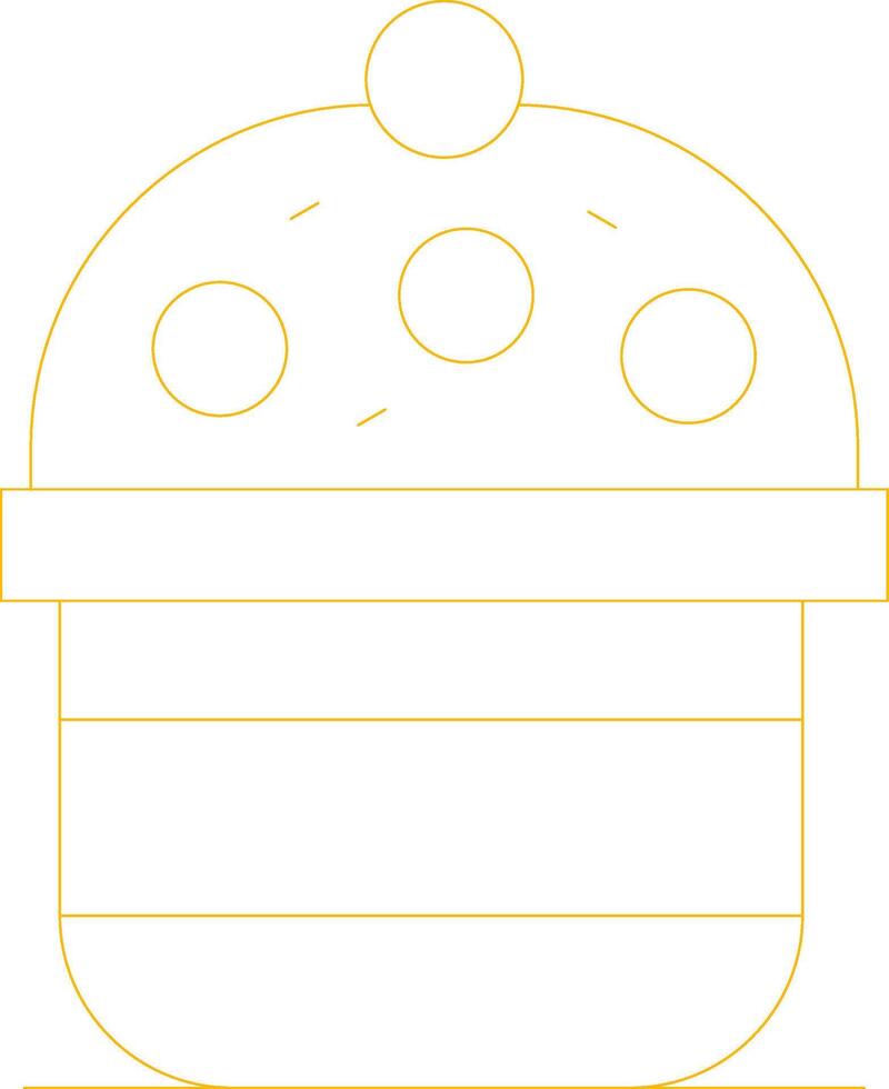 Cupcake Creative Icon Design vector