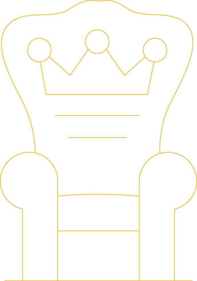Throne Creative Icon Design vector