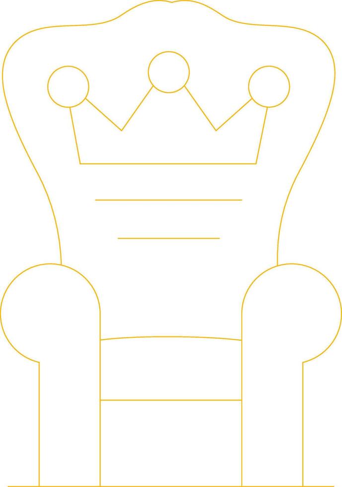 Throne Creative Icon Design vector