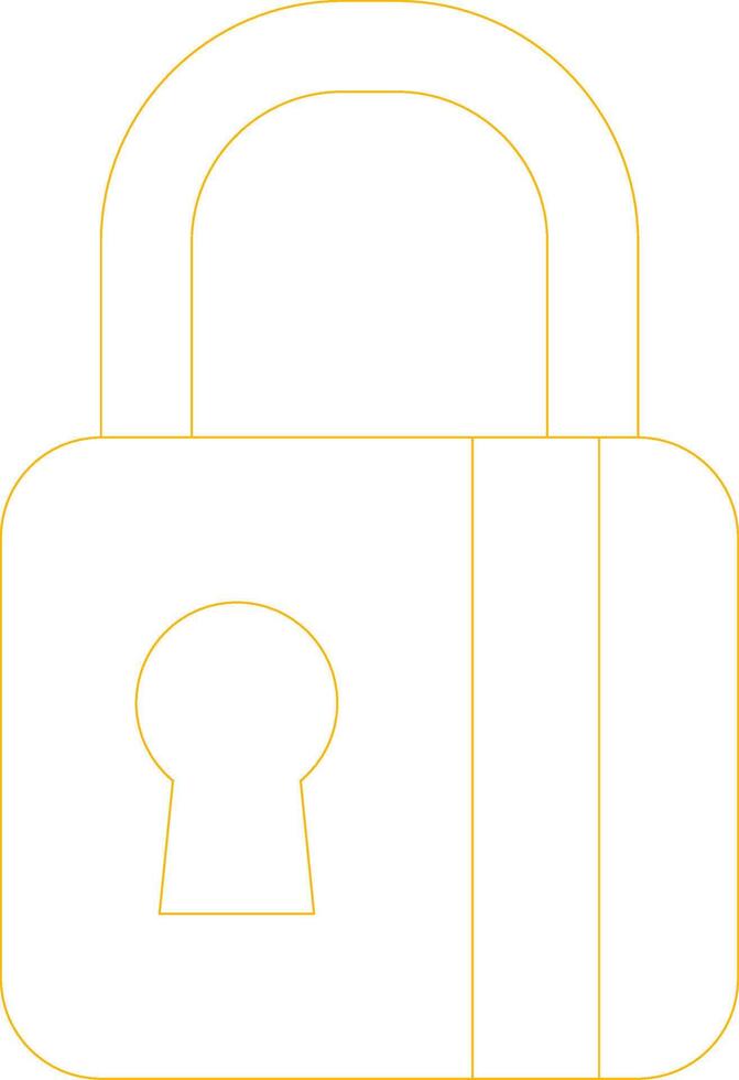 Padlock Creative Icon Design vector