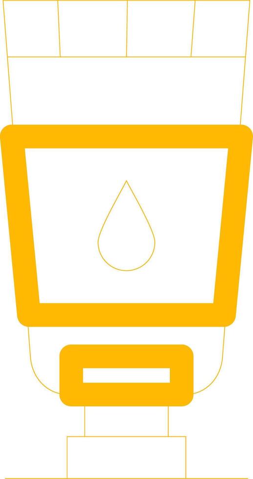 Body Lotion Creative Icon Design vector