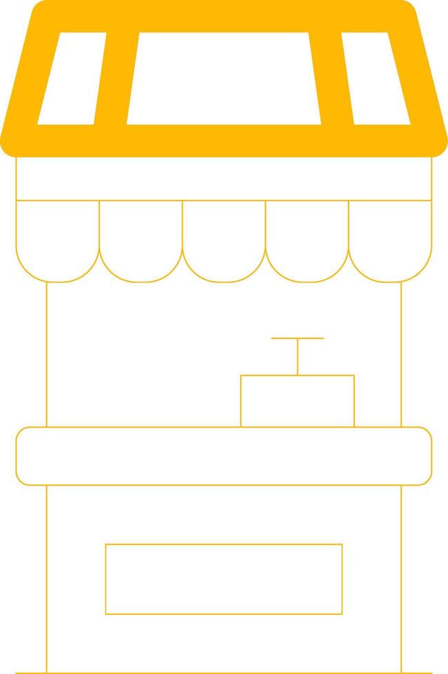 Food Stand Creative Icon Design vector
