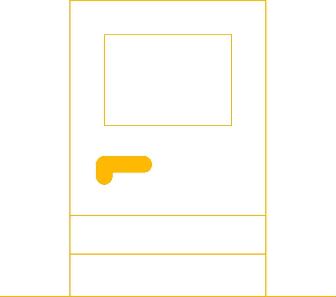 Door Creative Icon Design vector