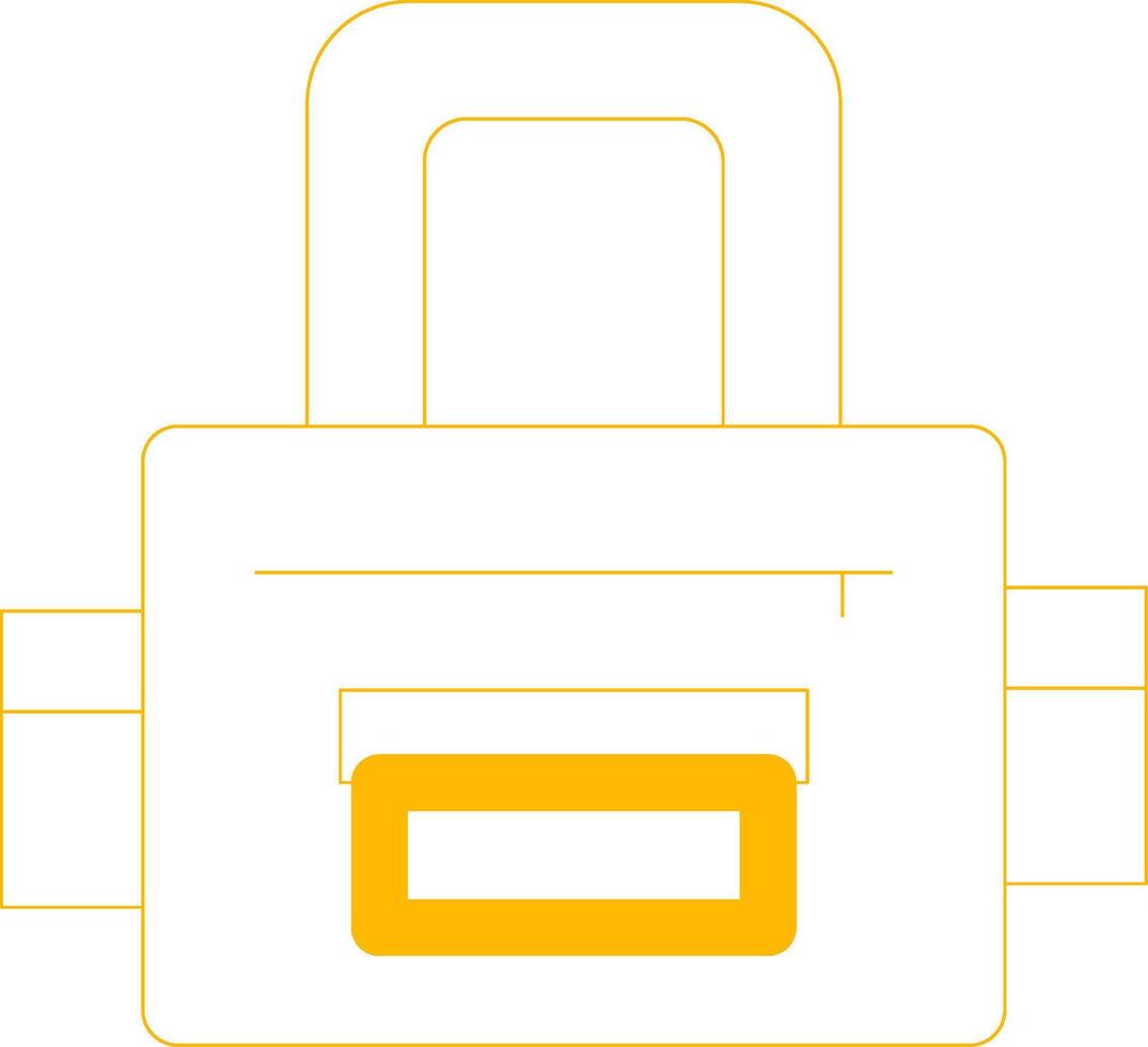 Bag Creative Icon Design vector