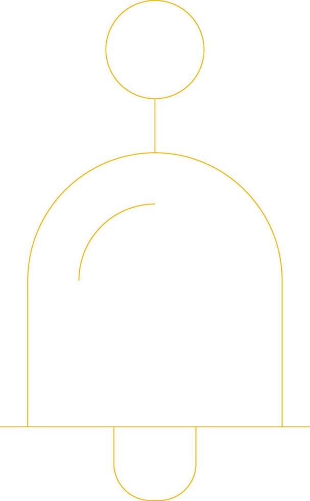 Bell Creative Icon Design vector
