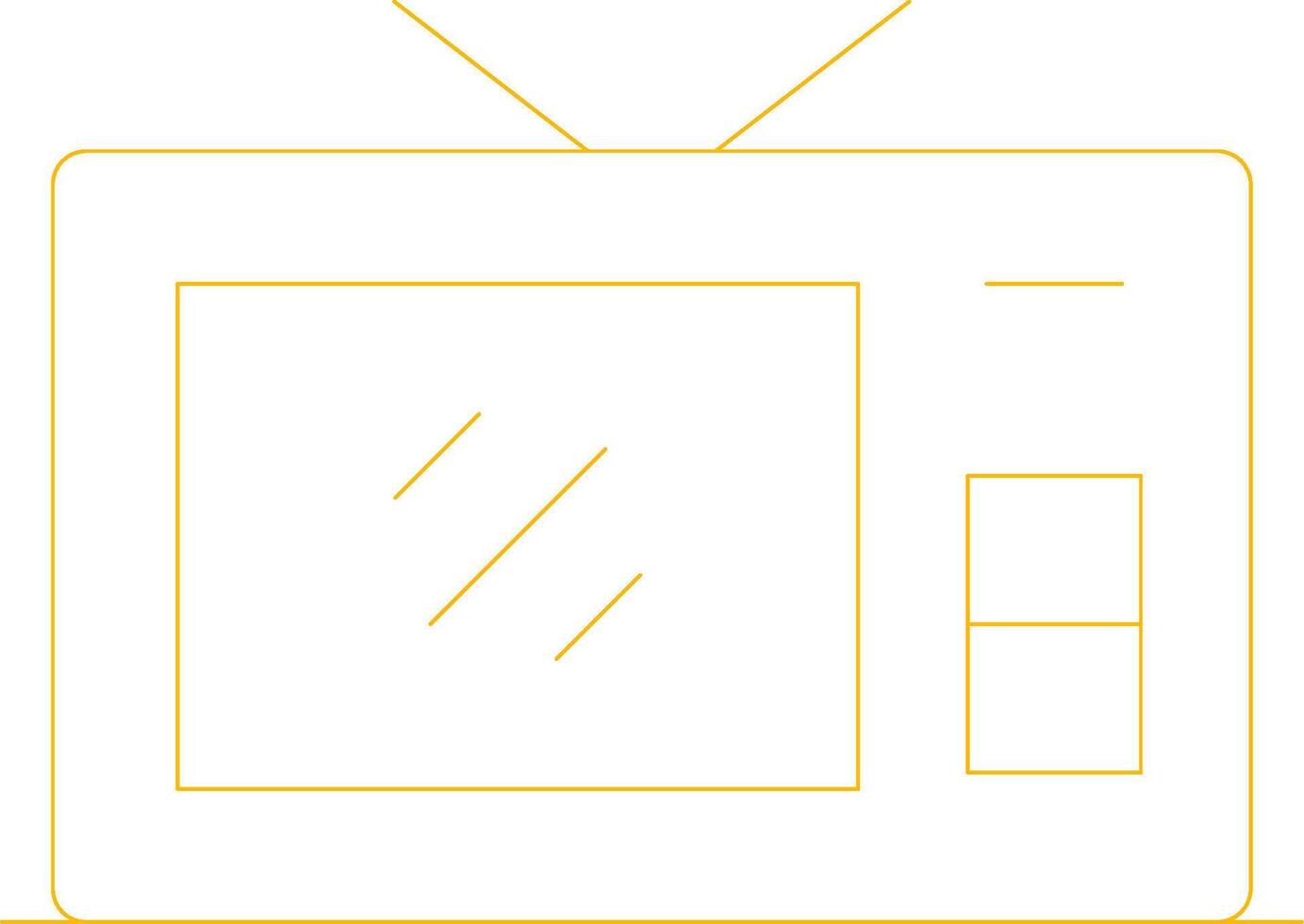 Tv Creative Icon Design vector