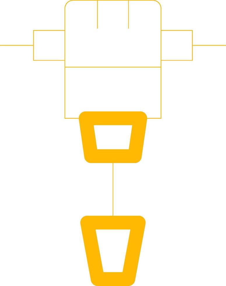 Jackhammer Creative Icon Design vector