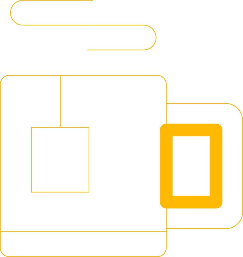 Tea Cup Creative Icon Design vector
