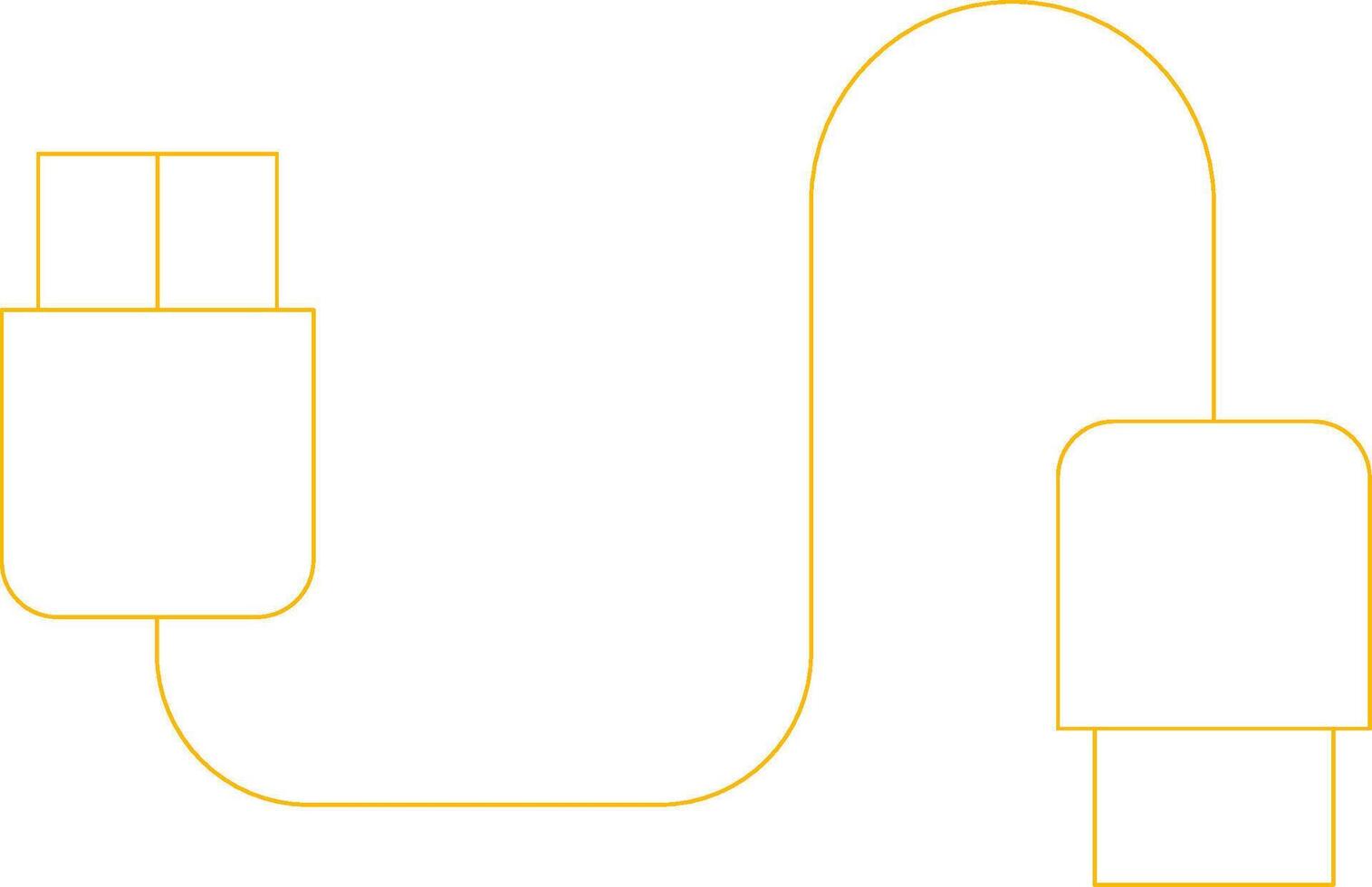 diseño de icono creativo de cable vector