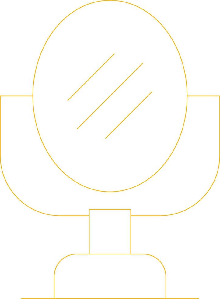 Mirror Creative Icon Design vector