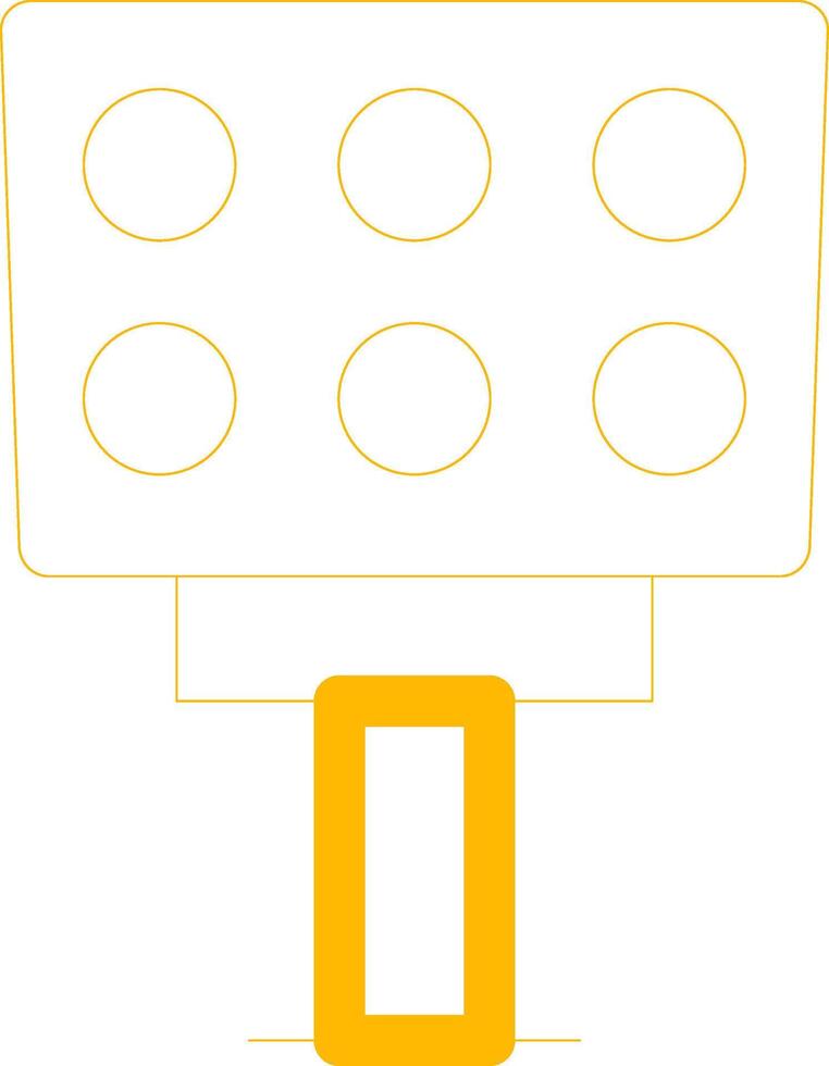 Light Creative Icon Design vector
