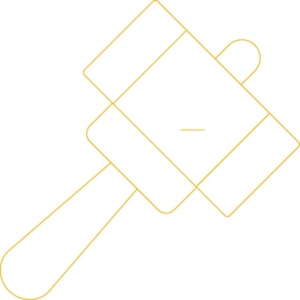 Hammer Creative Icon Design vector