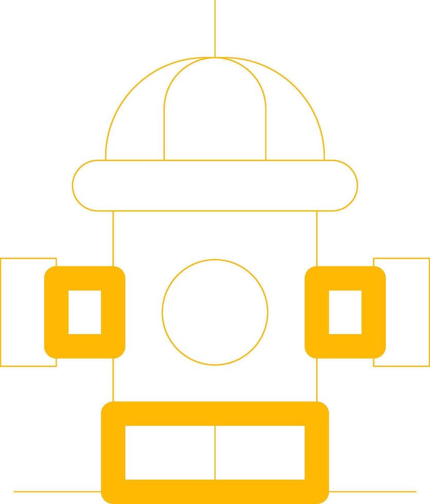 Fire Hydrant Creative Icon Design vector