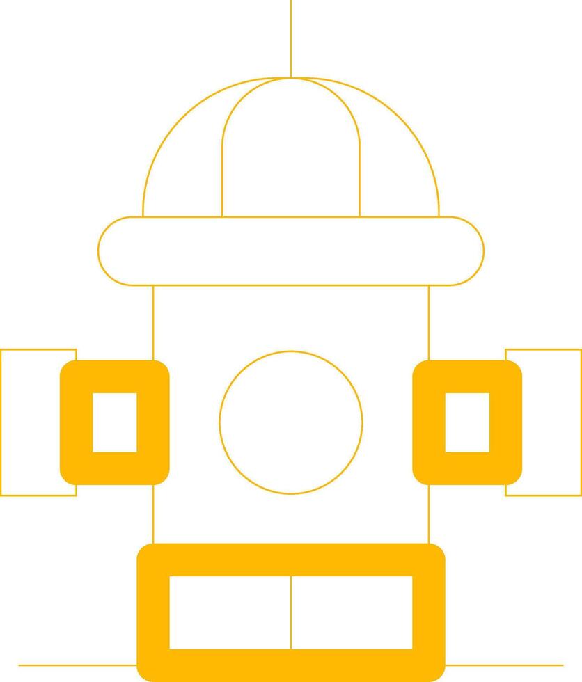 Fire Hydrant Creative Icon Design vector