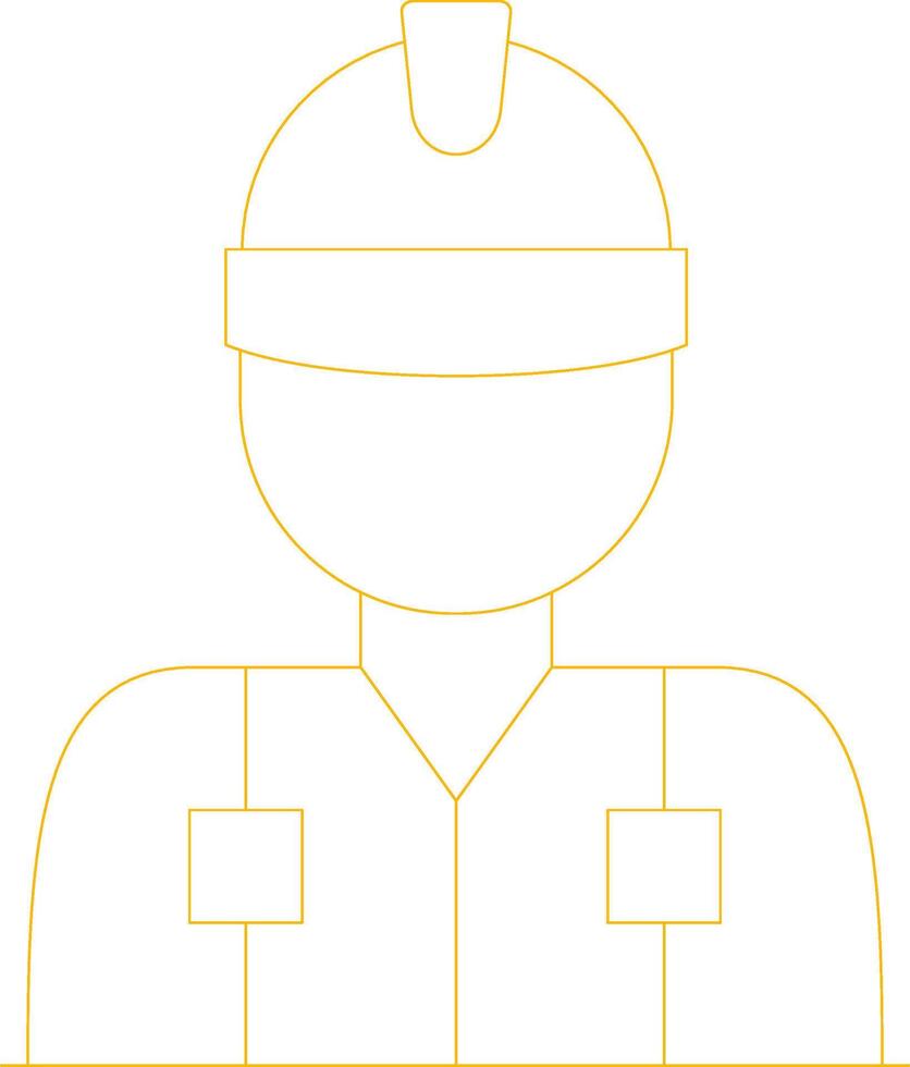 Worker Creative Icon Design vector