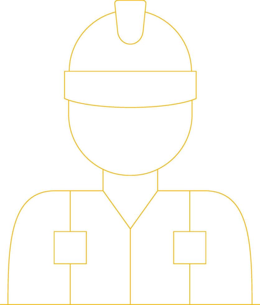 Worker Creative Icon Design vector