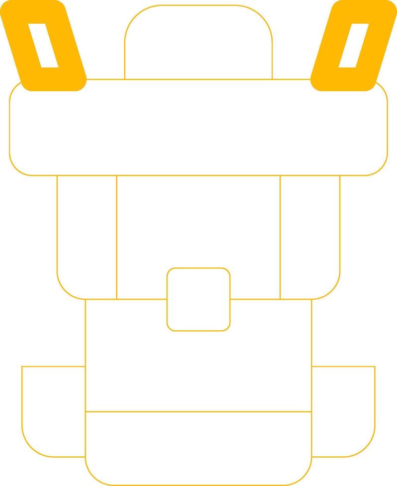 Backpack Creative Icon Design vector