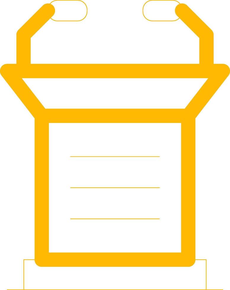 Lectern Creative Icon Design vector