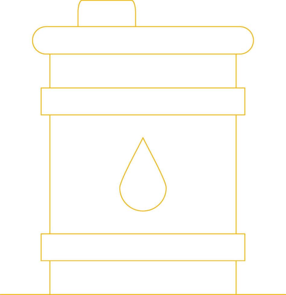 Oil Barrel Creative Icon Design vector