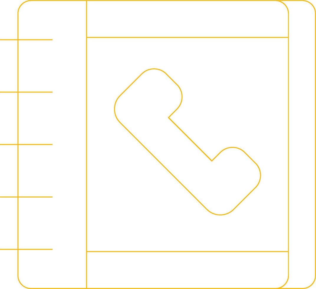 Phonebook Creative Icon Design vector