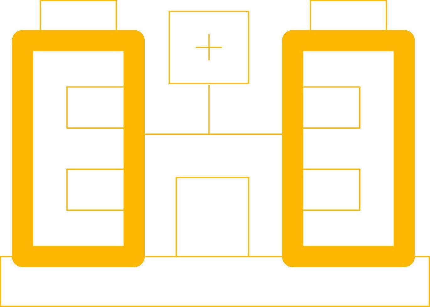 Hospital Creative Icon Design vector