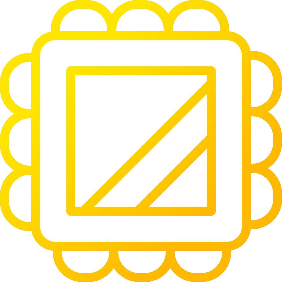 Magic Mirror Creative Icon Design vector