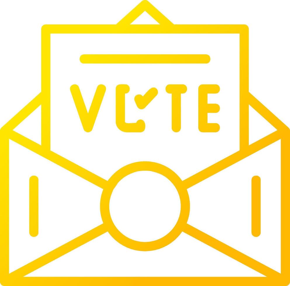 votar diseño de icono creativo vector