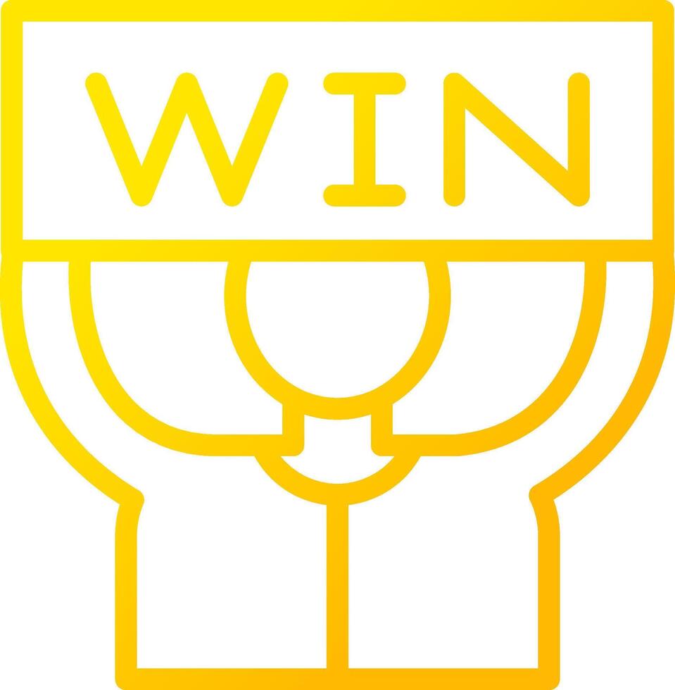 Win Creative Icon Design vector