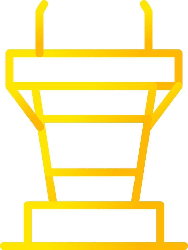 Podium Creative Icon Design vector