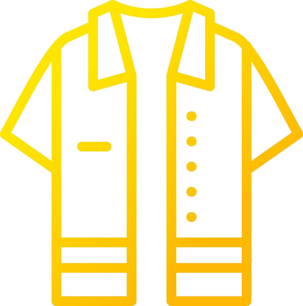 diseño de icono creativo de camisa vector