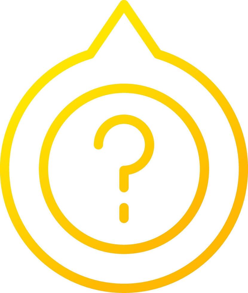 Question Creative Icon Design vector