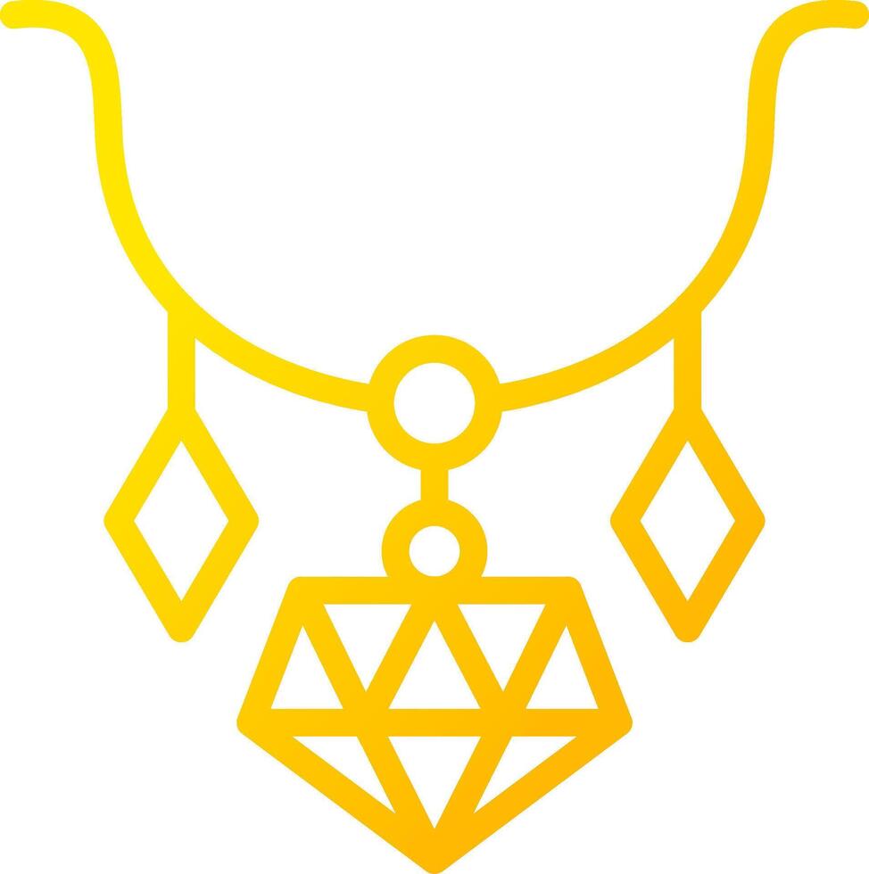 Necklace Creative Icon Design vector