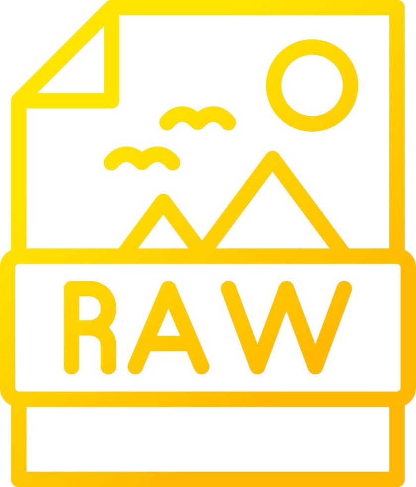 Raw Creative Icon Design vector