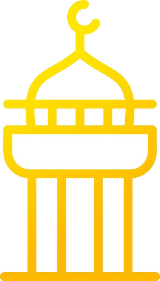 Minaret Creative Icon Design vector