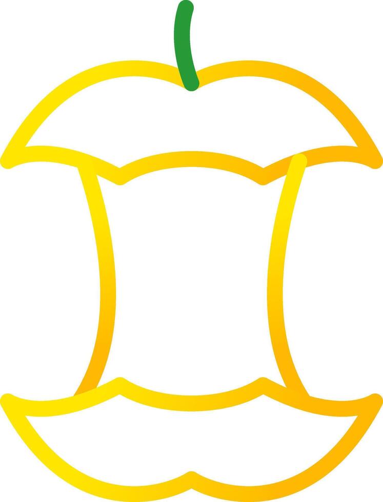 diseño de icono creativo de manzana vector