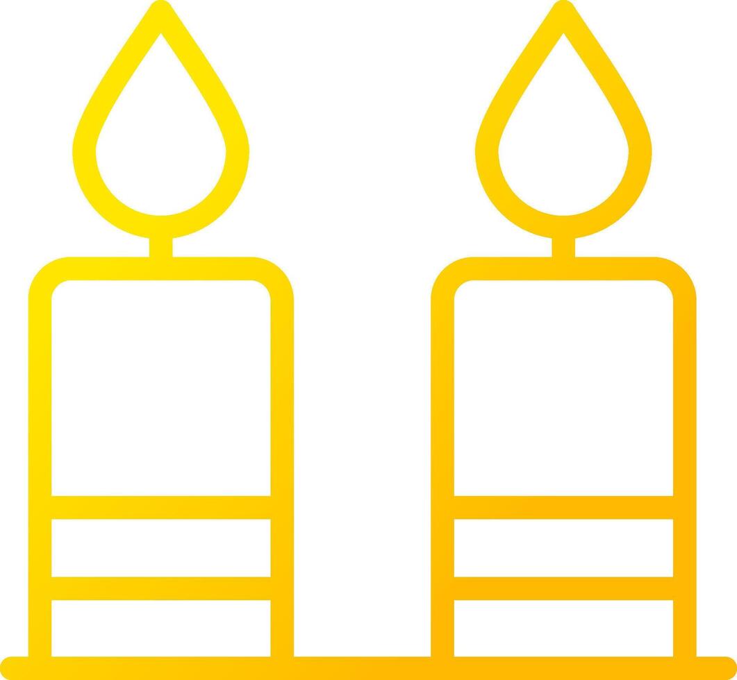 Candle Creative Icon Design vector