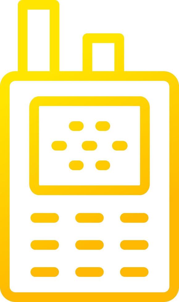 Walkie Talkie Creative Icon Design vector