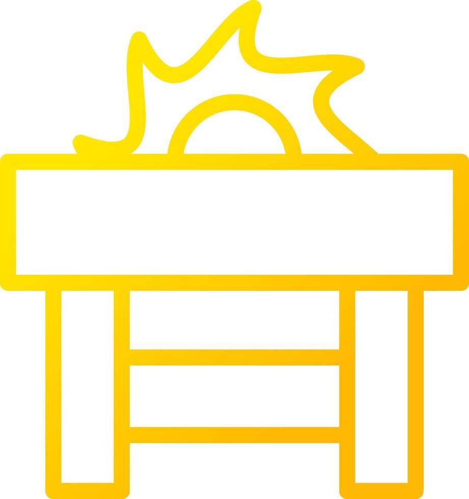Saw Blade Creative Icon Design vector