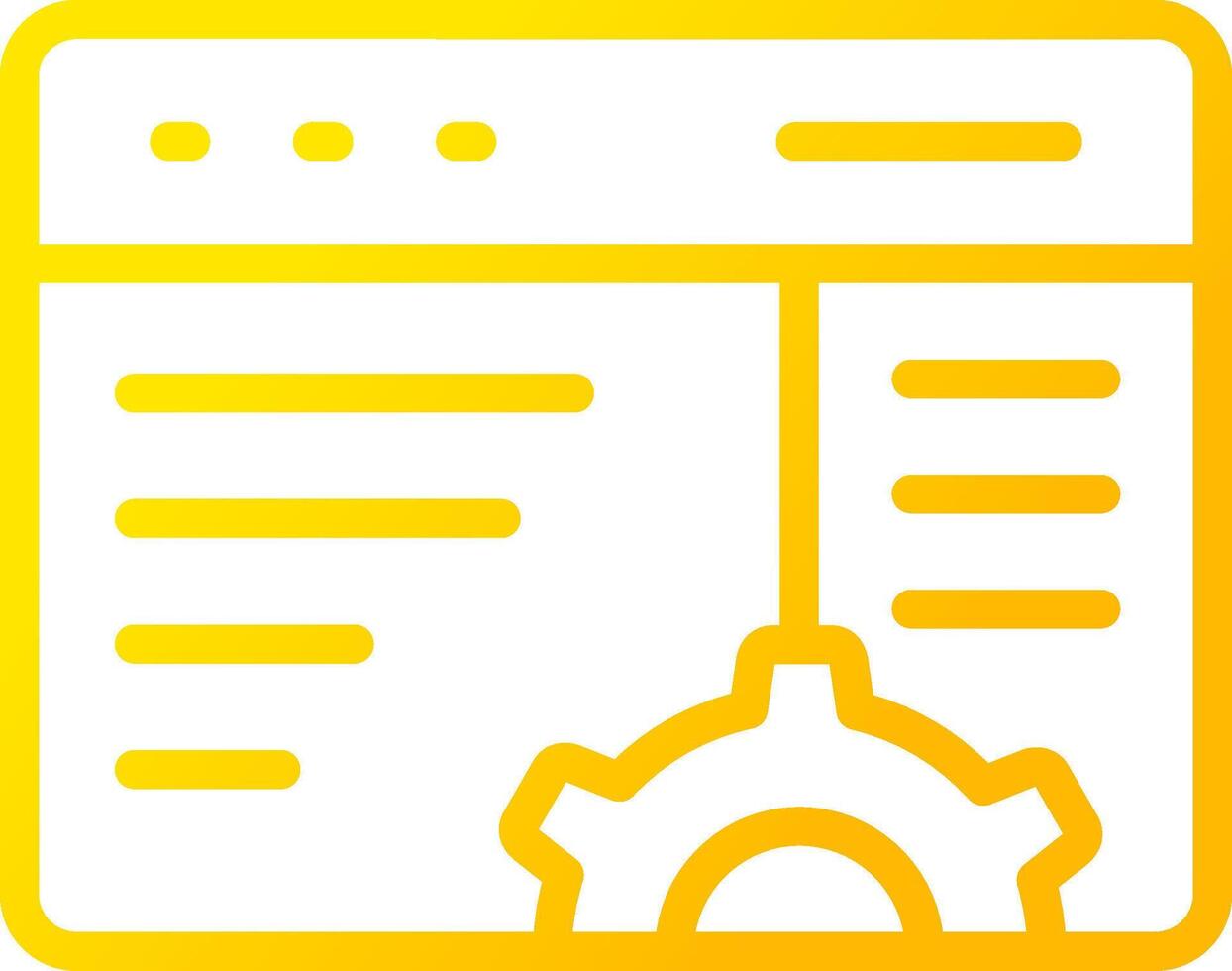 Browser Creative Icon Design vector