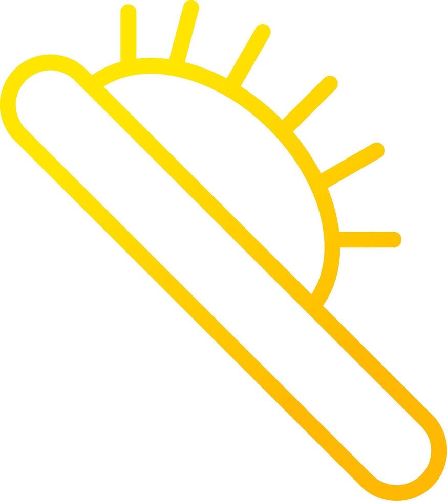 Hair Brush Creative Icon Design vector