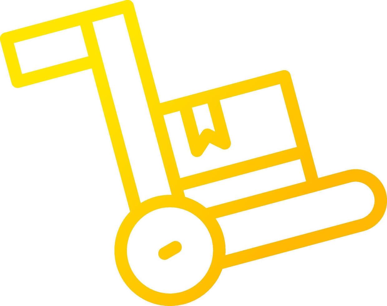 Trolley Creative Icon Design vector