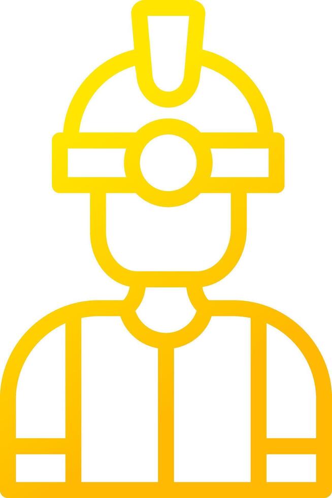 Worker Creative Icon Design vector