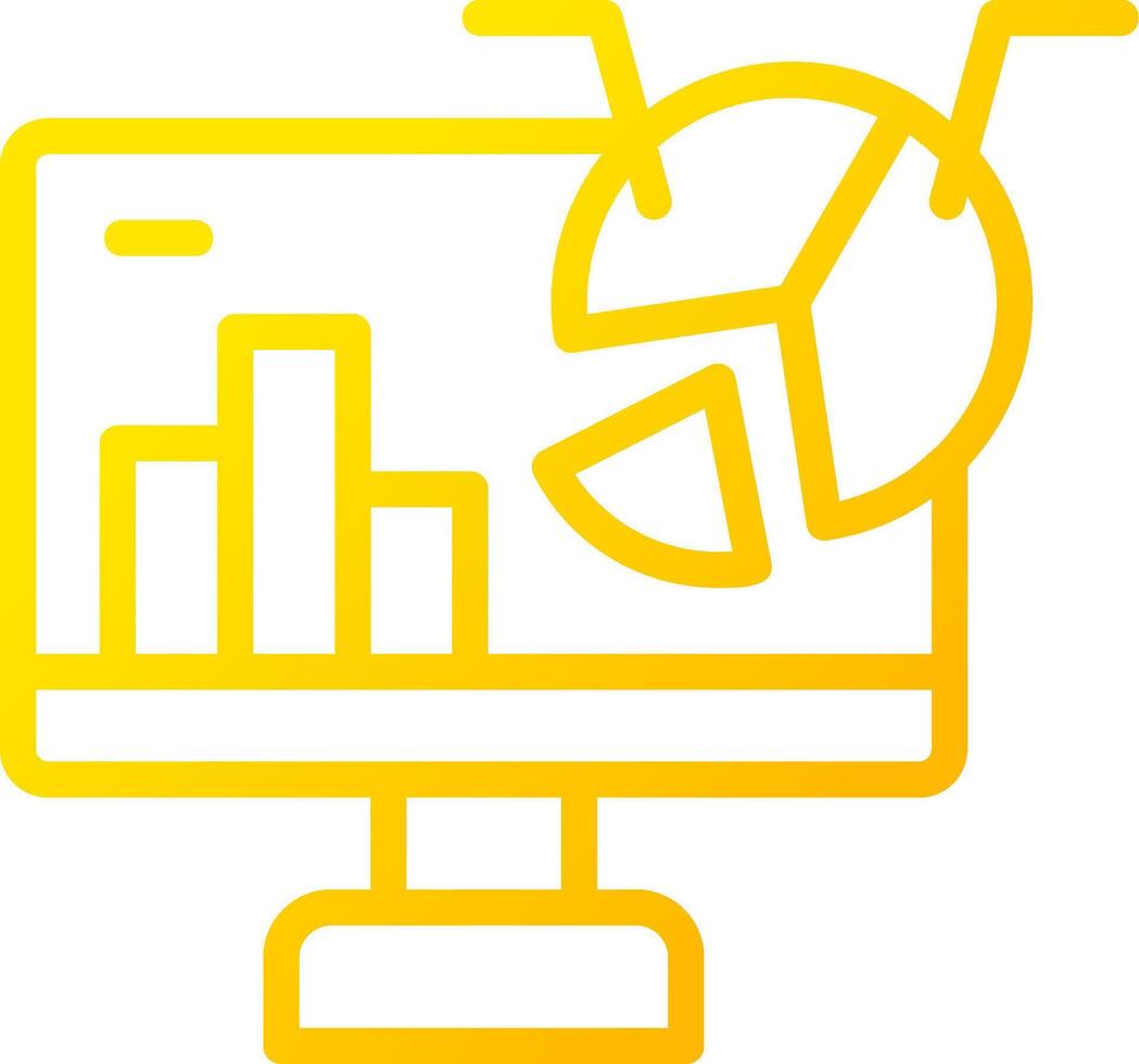 Data Analytics Creative Icon Design vector