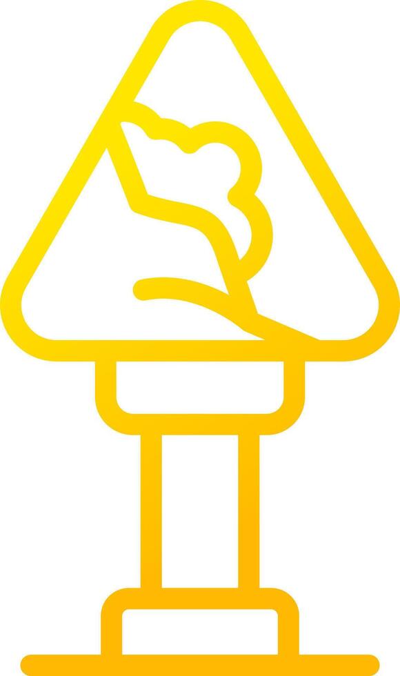 Avalanche Sign Creative Icon Design vector