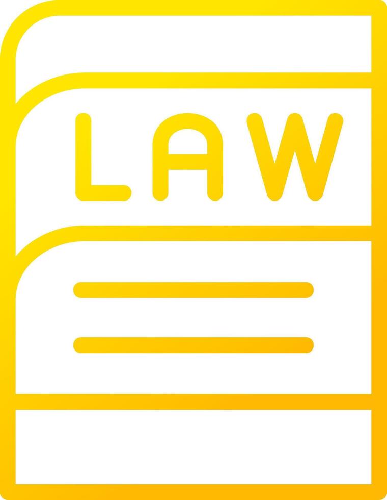 Law Book Creative Icon Design vector