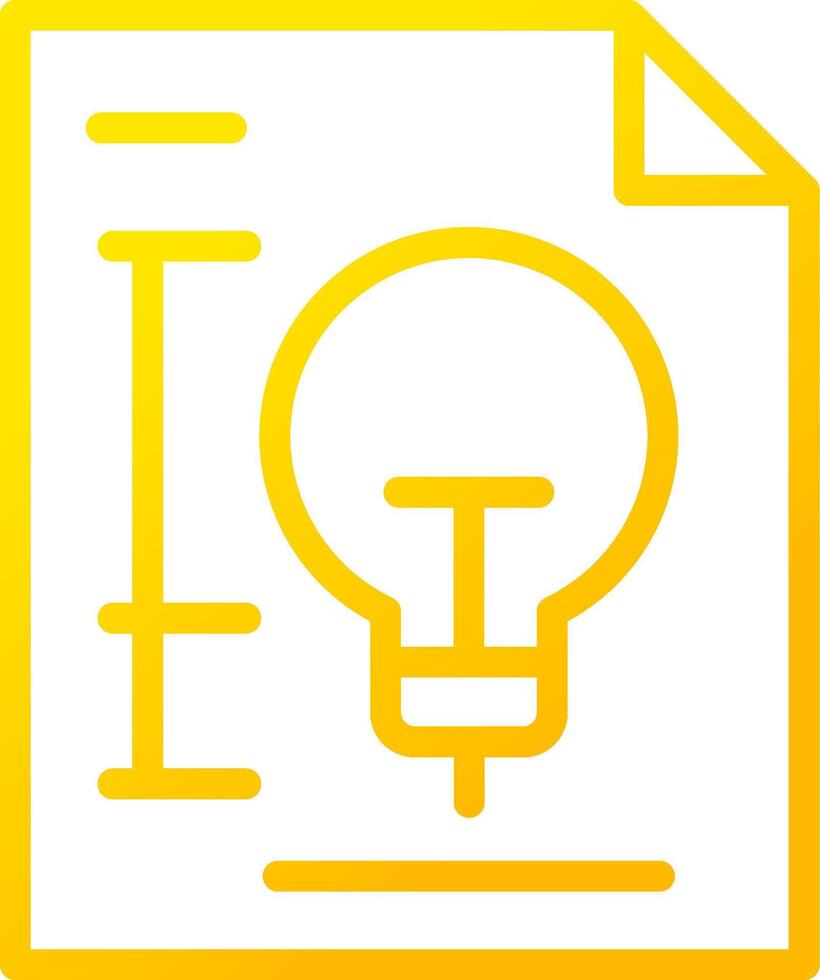 Patent Creative Icon Design vector