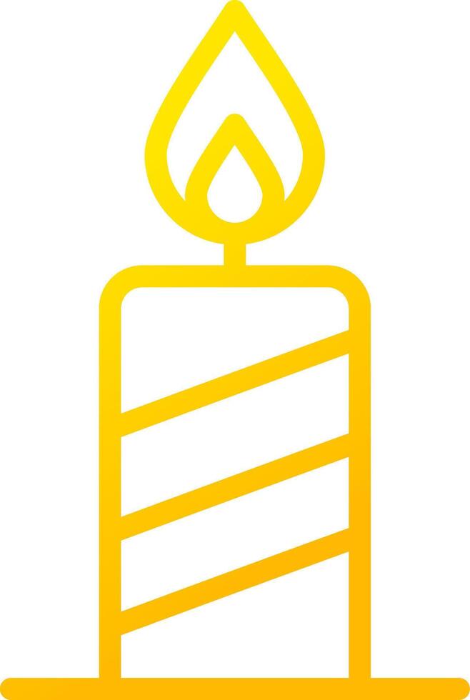 Candle Creative Icon Design vector