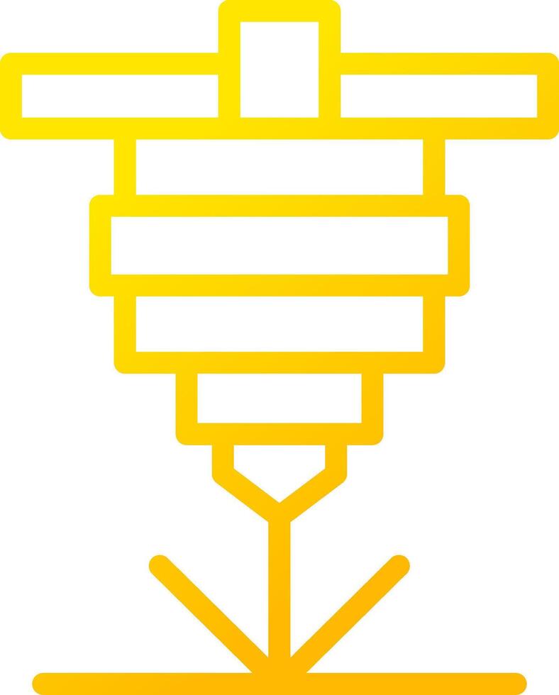 Laser Cutting Creative Icon Design vector