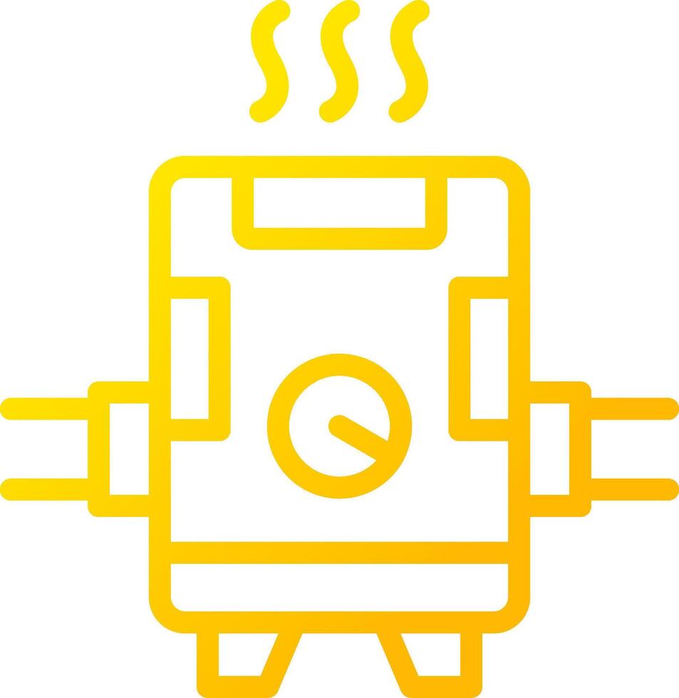 Water Heater Creative Icon Design vector