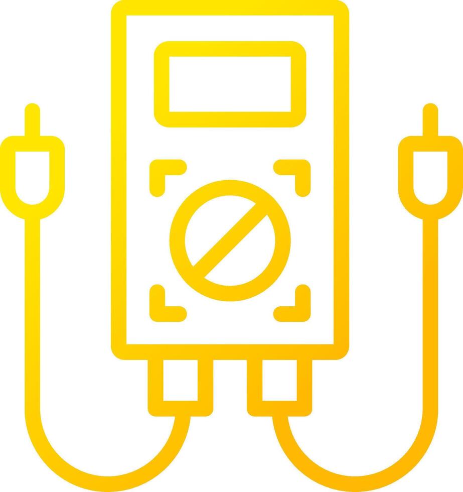 Multimeter Creative Icon Design vector